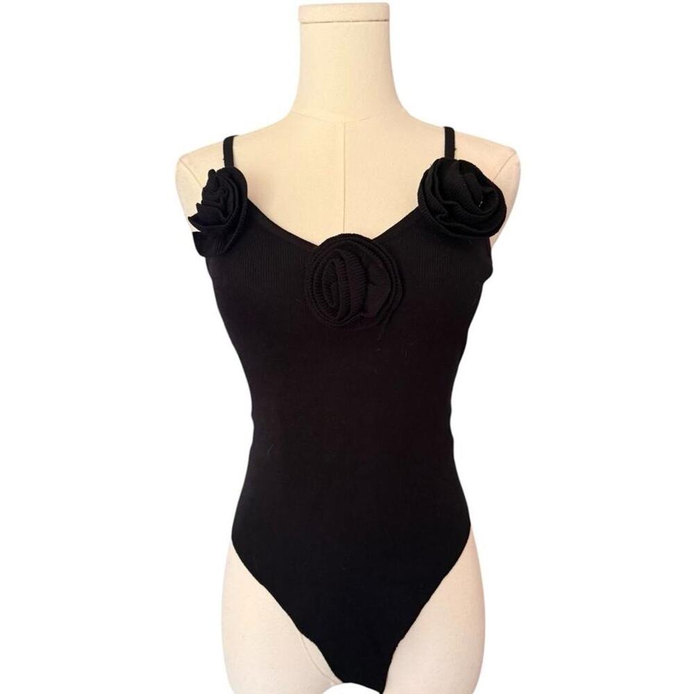 Lizette collection black bodysuit with